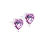 Blomdahl Heart Earrings Plastic 15-0121-74