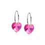 Blomdahl Heart Earrings Titanium 15-1255-03