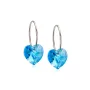 Blomdahl Heart Earrings Titanium 15-1255-05