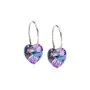Blomdahl Heart Earrings Titanium 15-1255-76