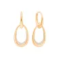 Mads Z Diamond Ellipse Earrings 14 ct. Gold 1511070