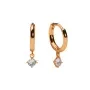 Sparv Petite Sparkling Hoops Earrings Goldplated Brass 1580101
