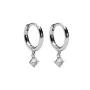 Sparv Petite Sparkling Hoops Earrings Silverplated Brass 1580201