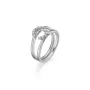 Mads Z Crown Tiara Ring 14 ct. White gold 0,20 ct. 1641920