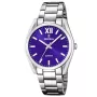 Festina Lady Alegria F20622/A watch with Purple dial and a watch case of 37 mm in diameter and a Metallink in Silver