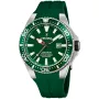 Festina Professional Diver Date F20664/2 watch with Green dial and a watch case of 46 mm in diameter and a Rubber in Green