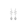 Mads Z Swirl Earrings Silver 2113086