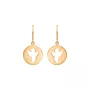 Mads Z Me & My Angel Earrings 18 ct. Goldplated Silver 2200031