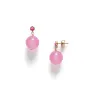 ANNI LU Pink Bubbles Earrings Goldplated Brass 241-30-73