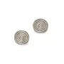ANNI LU Spiral Earrings Silverplated Brass 242-30-52