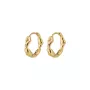 Pilgrim Zion Earrings 18 ct. Goldplated Brass 262132023