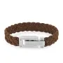 Tommy Hilfiger Flat Braided Leather Bracelet Leather 2790516