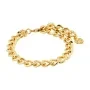 Pilgrim CHARM CURB CHAIN Bracelet Goldplated Brass 402412042