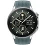 OnePlus Watch 2 Radiant Steel 5491100054 watch with Black dial and a watch case of 46 mm in diameter and a Rubber in Blue