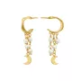 Susanne Friis Bjørner Creoler Earrings 18 ct. Goldplated Silver 5681-2-900