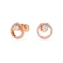 Swarovski Constella Stud Earrings Rosegoldplated Stainless Steel 5692263