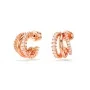 Swarovski Hyperbola Hoop Earrings Rosegoldplated Stainless Steel 5698702