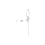 Susanne Friis Bjørner Earrings Silver 5680-1-003