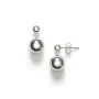 ANNI LU Drop of Silver Earrings Silverplated Brass 242-30-51