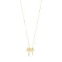 Pilgrim Cassian Bow Necklace Goldplated Stainless Steel 622512001