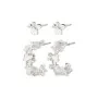 Pilgrim Zhuri 2-in-1 Earrings Stainless Steel 652436013