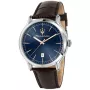 Maserati Epoca R8851118016 watch with Blue dial and a watch case of 42 mm in diameter and a Leather in Brown
