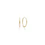 Mads Z Creole 10 mm Earrings 8 ct. Gold 8310526