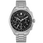 Bulova Lunar Pilot Chronograph 96B258 watch for Man with  dial that measures 45 mm in diameter and has a  Metal band watch strap