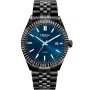 Dissing D1279 watch with Blue dial and a watch case of 41 mm in diameter and a Metallink in Black