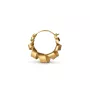 Jane Kønig Curly Hoop Earring Single 18 ct. Goldplated Silver JKSCHF18-G