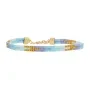 Nuni Copenhagen Mary Bracelet 18 ct. Goldplated Silver A3013-LightBlue