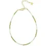 Nuni Copenhagen Kira Bracelet 18 ct. Goldplated Silver A3025-LightGreen