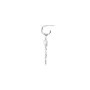 Maanesten Earring Single Silver 9786c