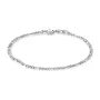 IX Studios Figaro Bracelet 22 ct. Silver DMVFG060RH