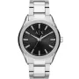 Armani Exchange Fitz AX2800 watch with Black dial and a watch case of 44 mm in diameter and a Metallink in Silver