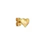 Jane Kønig Bruised Heart Stud Earring Single Goldplated Silver BHS-SS23-G