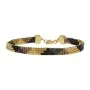 Nuni Copenhagen Nancy Bracelet 18 ct. Goldplated Silver A3014-Blackie