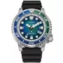 Citizen Promaster Eco-Drive BN0166-01L watch with Blue dial and a watch case of 44 mm in diameter and a Rubber in Black