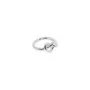 Jane Kønig Big Tied Heart Ring Ring 18 ct. Silver BTHR-AW25-S