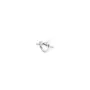 Jane Kønig Big Tied Heart Stud Earring Single 18 ct. Silver BTHS-AW25-S