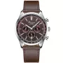 Bonvier Chronograph BV032 watch for Man with  dial that measures 43 mm in diameter and has a  Genuine leather strap watch strap