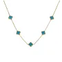 SKØR Clove Blue Necklace Stainless Steel SK0023