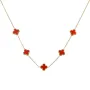 SKØR Clove Red Necklace Stainless Steel SK0042