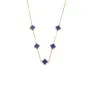 SKØR Clove Navy Necklace Stainless Steel 10101022
