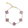 SKØR Clove Purple Bracelet Stainless Steel SK0044