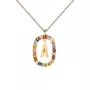 PDPAOLA Letter A Necklace Goldplated Silver CO01-260-U