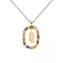 PDPAOLA Letter Q Necklace 18 ct. Goldplated Silver CO01-276-U