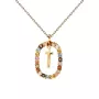 PDPAOLA Letter T Necklace 18 ct. Goldplated Silver CO01-279-U