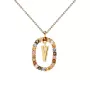 PDPAOLA Letter V Necklace Goldplated Silver CO01-281-U