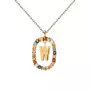 PDPAOLA Letter W Necklace 18 ct. Goldplated Silver CO01-282-U